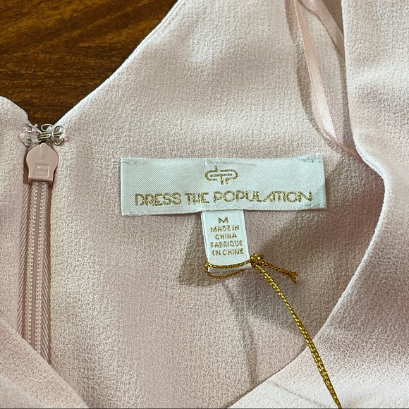 Dress The Population | NWT Norah Plunge Body-con Dress - Picture 8 of 12